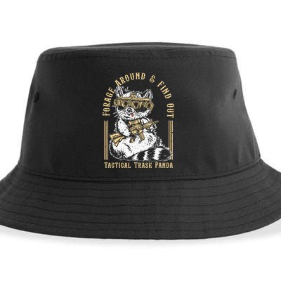 Forage Around & Find Out Tactical Trash Panda Sustainable Bucket Hat