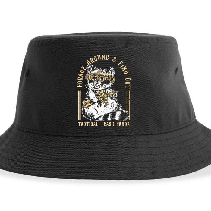 Forage Around & Find Out Tactical Trash Panda Sustainable Bucket Hat