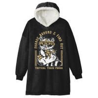 Forage Around & Find Out Tactical Trash Panda Hooded Wearable Blanket