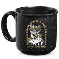 Forage Around & Find Out Tactical Trash Panda 15oz Campfire Ceramic Mug