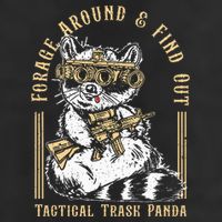 Forage Around & Find Out Tactical Trash Panda Microfiber Hand Towel