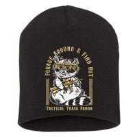Forage Around & Find Out Tactical Trash Panda Short Acrylic Beanie