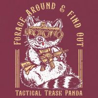 Forage Around & Find Out Tactical Trash Panda 16oz Travel Tumbler