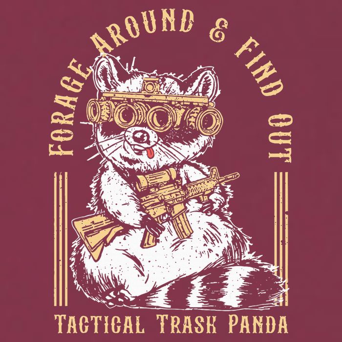 Forage Around & Find Out Tactical Trash Panda 16oz Travel Tumbler