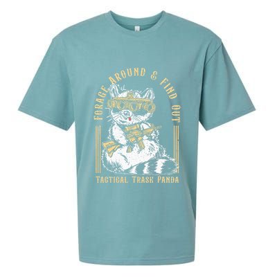 Forage Around & Find Out Tactical Trash Panda Sueded Cloud Jersey T-Shirt