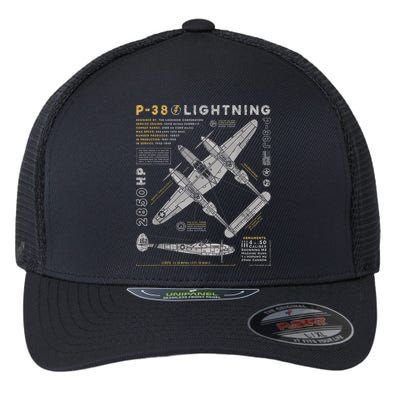 Fighter Aircraft Flexfit Unipanel Trucker Cap