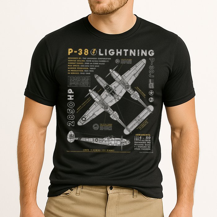 Fighter Aircraft Cooling Performance Crew T-Shirt