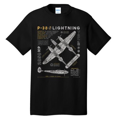 Fighter Aircraft Tall T-Shirt