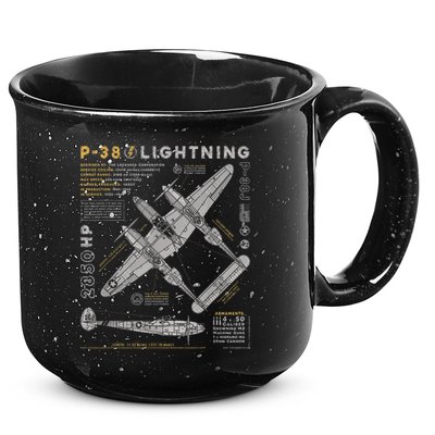 Fighter Aircraft 15oz Campfire Ceramic Mug