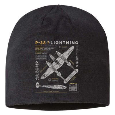 Fighter Aircraft Sustainable Beanie