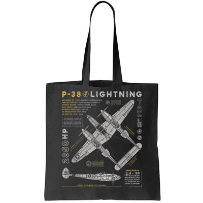 Fighter Aircraft Tote Bag