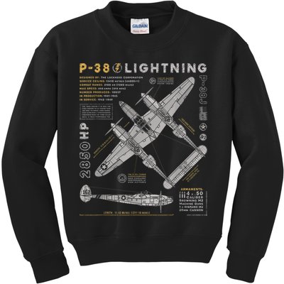 Fighter Aircraft Kids Sweatshirt