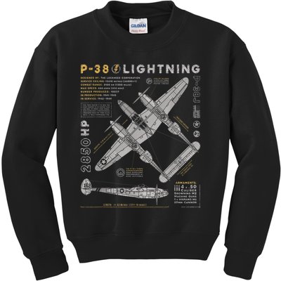 Fighter Aircraft Kids Sweatshirt