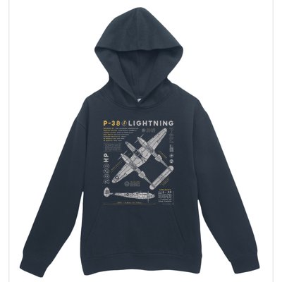 Fighter Aircraft Urban Pullover Hoodie