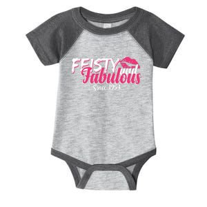 Feisty And Fabulous Since 1954 70th Birthday Infant Baby Jersey Bodysuit