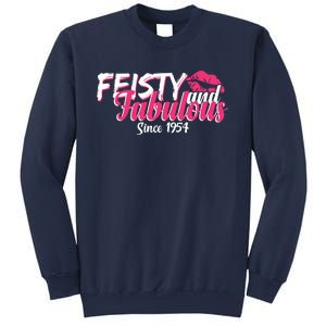 Feisty And Fabulous Since 1954 70th Birthday Sweatshirt