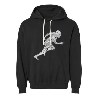 Football American Football Boy Garment-Dyed Fleece Hoodie