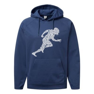 Football American Football Boy Performance Fleece Hoodie