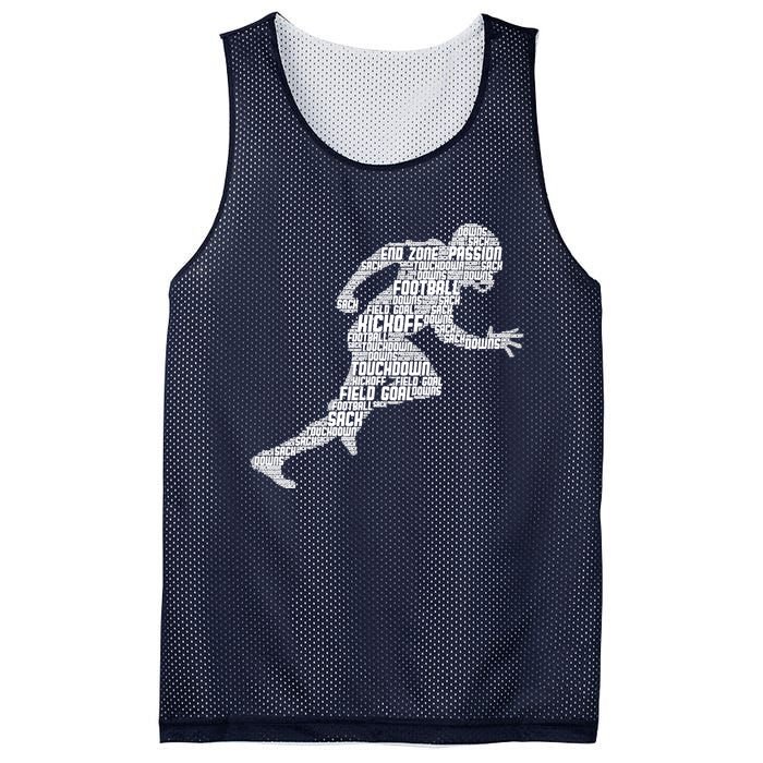 Football American Football Boy Mesh Reversible Basketball Jersey Tank