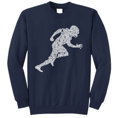 Football American Football Boy Tall Sweatshirt