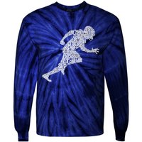 Football American Football Boy Tie-Dye Long Sleeve Shirt