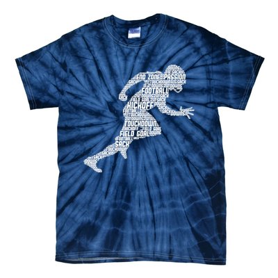 Football American Football Boy Tie-Dye T-Shirt