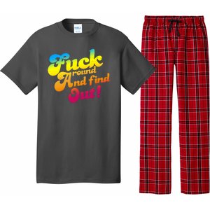 Fuck Around Find Out Funny Colorful Pajama Set