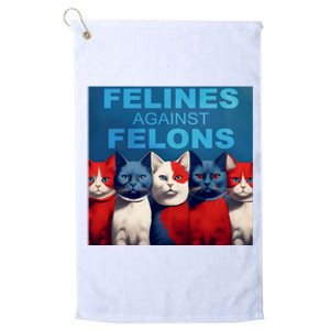 Felines Against Felons Platinum Collection Golf Towel