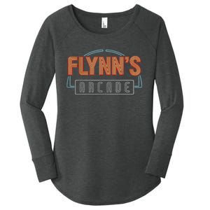 FLYNN'S ARCADE Women's Perfect Tri Tunic Long Sleeve Shirt