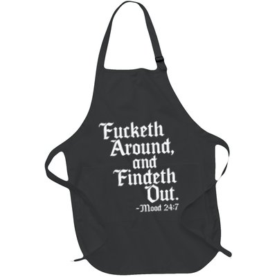 Fucketh Around Fuck Around Find Out Apron