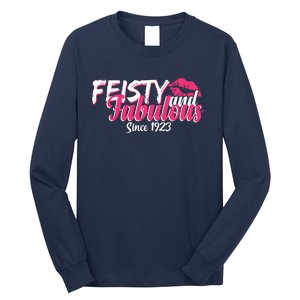 Feisty And Fabulous Since 1923 100th Birthday Long Sleeve Shirt