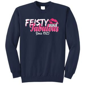 Feisty And Fabulous Since 1923 100th Birthday Tall Sweatshirt