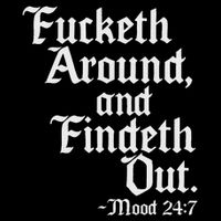 Fucketh Around Fuck Around Find Out Old English Verse Cooling Performance Crew T-Shirt