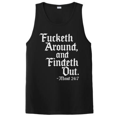 Fucketh Around Fuck Around Find Out Old English Verse PosiCharge Competitor Tank