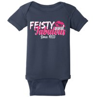 Feisty And Fabulous Since 1933 90th Birthday Baby Bodysuit