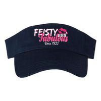 Feisty And Fabulous Since 1933 90th Birthday Valucap Bio-Washed Visor