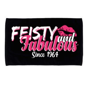 Feisty And Fabulous Since 1964 60th Birthday Microfiber Hand Towel