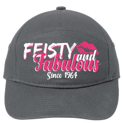 Feisty And Fabulous Since 1964 60th Birthday 7-Panel Snapback Hat