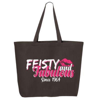 Feisty And Fabulous Since 1964 60th Birthday 25L Jumbo Tote