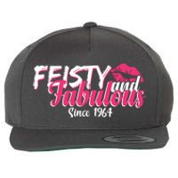 Feisty And Fabulous Since 1964 60th Birthday Wool Snapback Cap