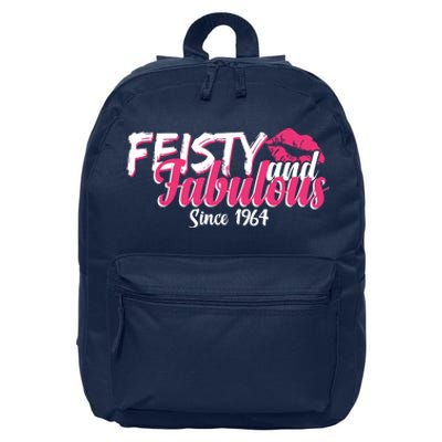 Feisty And Fabulous Since 1964 60th Birthday 16 in Basic Backpack