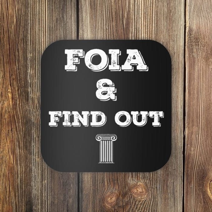 Foia And Find Out Tank Top Coaster