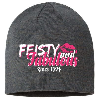 Feisty And Fabulous Since 1974 50th Birthday Sustainable Beanie