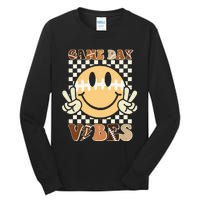 Face American Football Game Day Vibes Sport Tall Long Sleeve T-Shirt