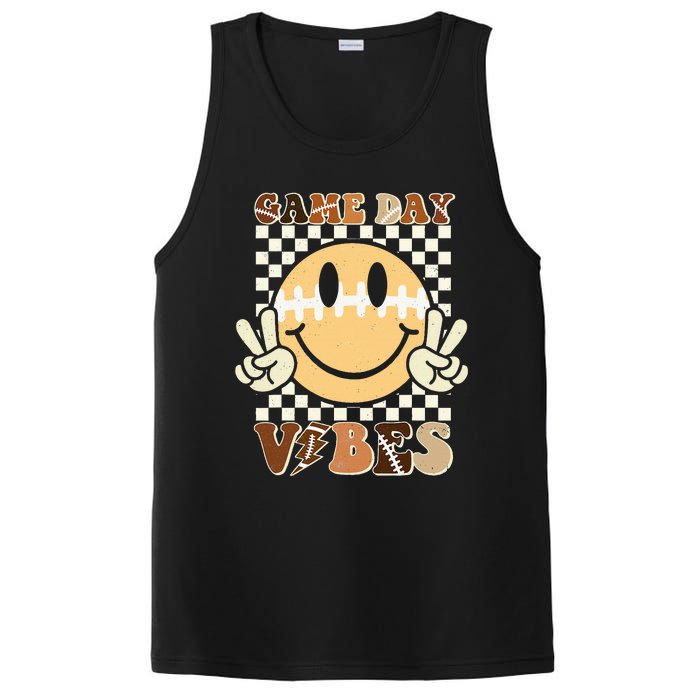 Face American Football Game Day Vibes Sport PosiCharge Competitor Tank