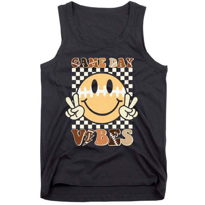 Face American Football Game Day Vibes Sport Tank Top