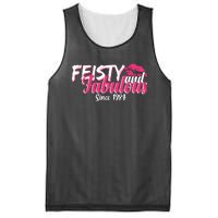 Feisty And Fabulous Since 1984 40th Birthday Mesh Reversible Basketball Jersey Tank