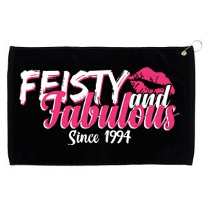 Feisty And Fabulous Since 1994 30th Birthday Grommeted Golf Towel