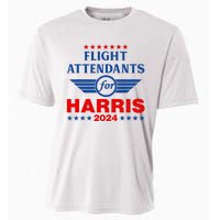 Flight Attendants For Kamala Harris 2024 Cooling Performance Crew T-Shirt