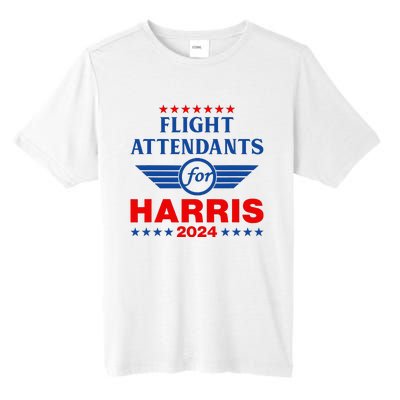 Flight Attendants For Kamala Harris 2024 Tall Fusion ChromaSoft Performance T-Shirt